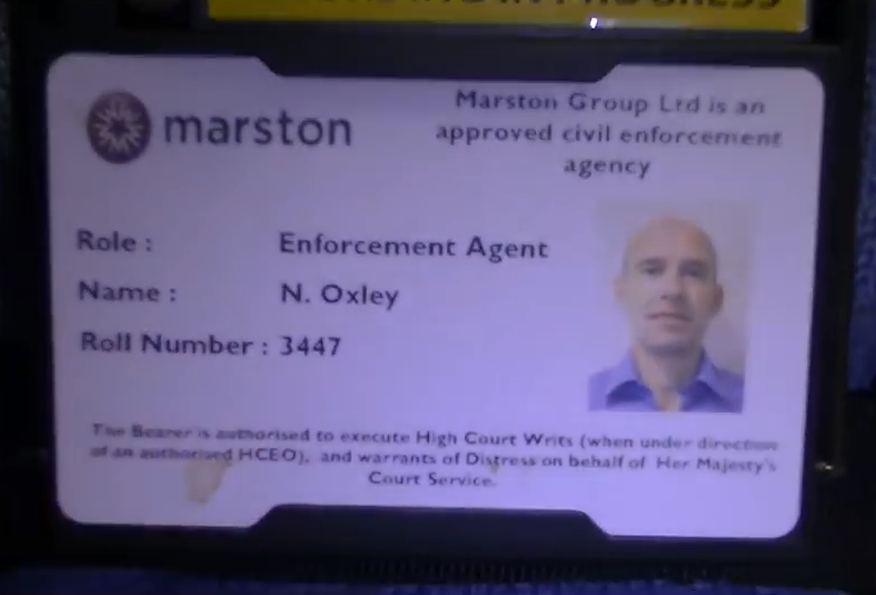 Bailiffs Bodyworn Camera
